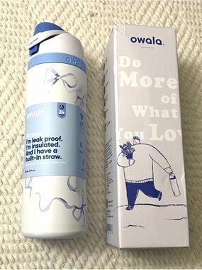 🤍New Owala Blue Ribbon Insulated Water Bottle🤍